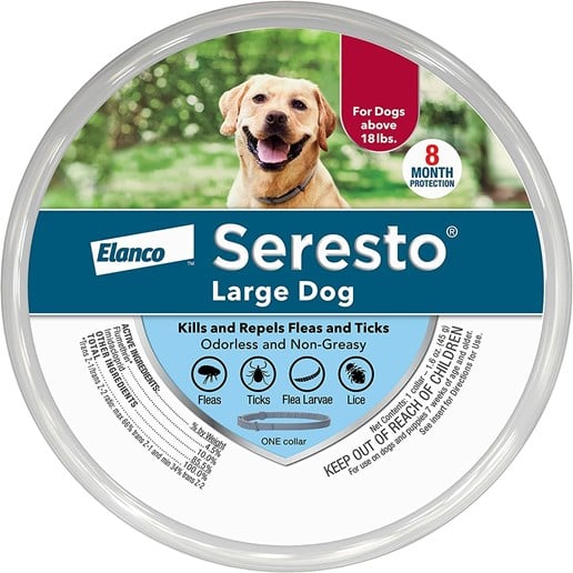 Seresto Flea & Tick Collar for Large Dogs over 18 lbs