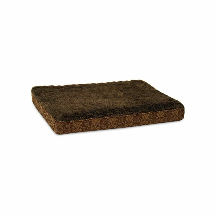 Aspen Pet Brown Orthopedic Dog Bed, 27-In X 36-In X 3.5-In