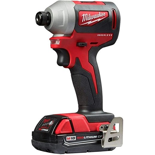 Milwaukee M18 Compact Cordless Impact Driver Kit with Battery