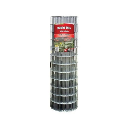 4-Ft x 100-Ft Welded Wire Fencing with Mesh 2-In x 4-In Galvanized 14-Gauge