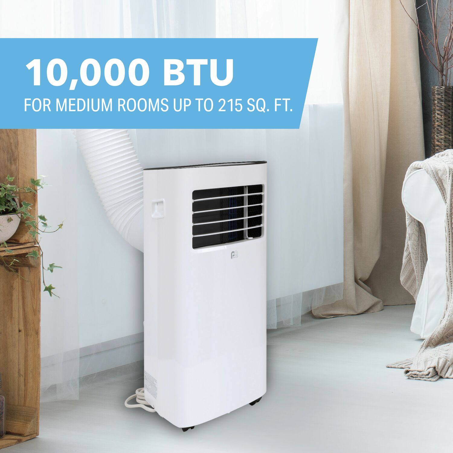 9,000 BTU Compact Portable Air Conditioner