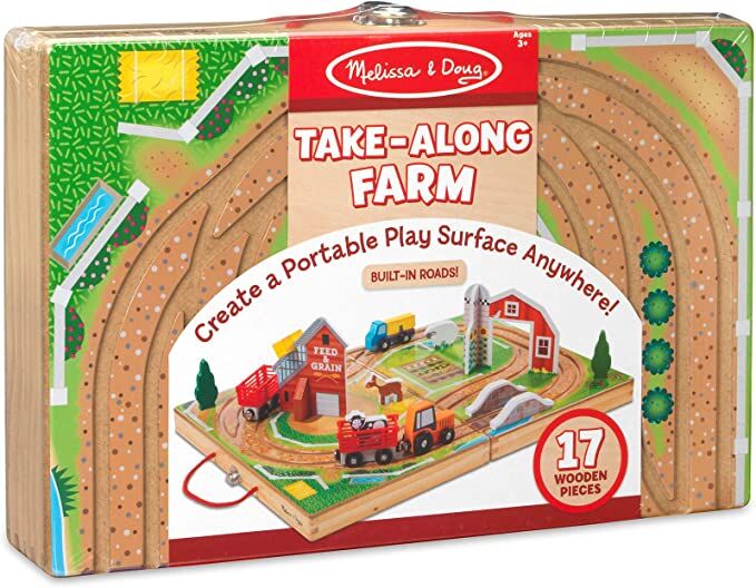 Wooden Take Along Tabletop Farm