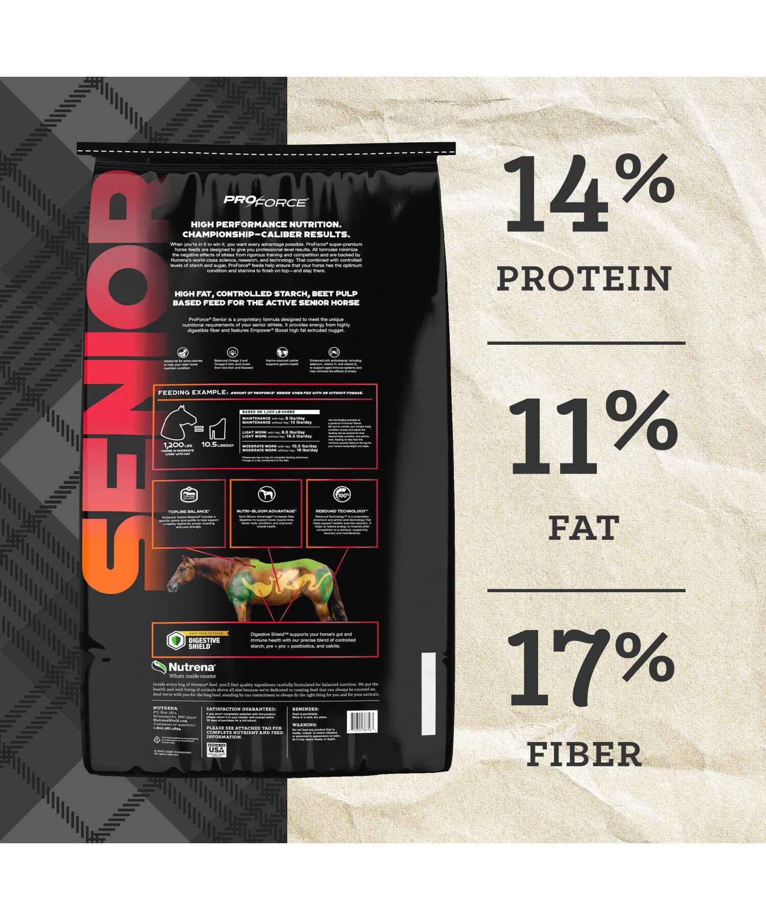 ProForce Senior Horse Feed, 50-Lb