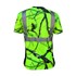 ANSI Class 2 Backwoods Camo Safety Shirt with Vented Sides in Yellow