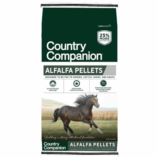 Country Companion Alfalfa Pellets, 50-Lb