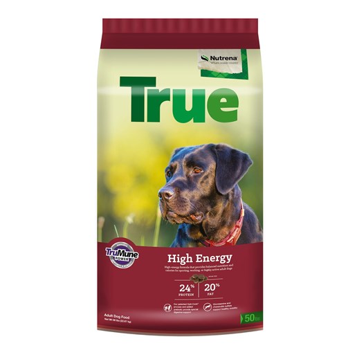 True High Energy 24/20 Dog Food, 50-Lb