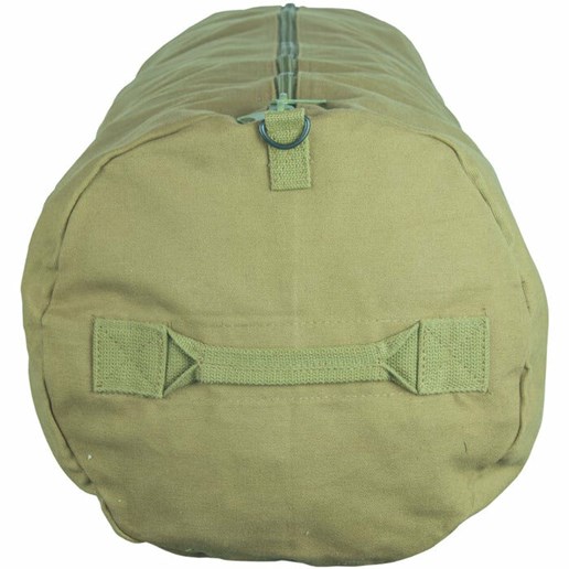 Zipper Duffel Bag in Olive Drab