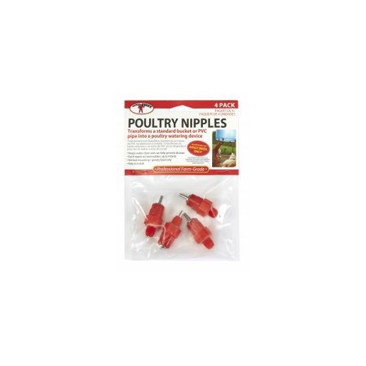 Poultry Nipple 4 Pack
