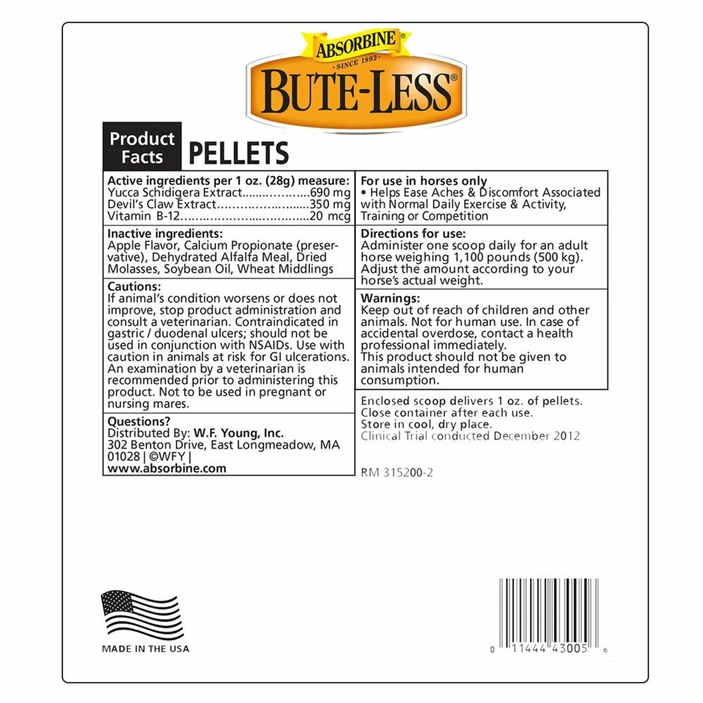 Bute-Less Comfort And Recovery Support Supplement, 5-Lb