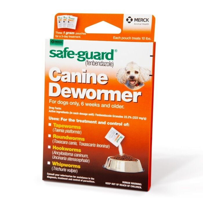 SAFE-GUARD Canine Dewormer 1-Gr for 10 Pounds, 3-Pk