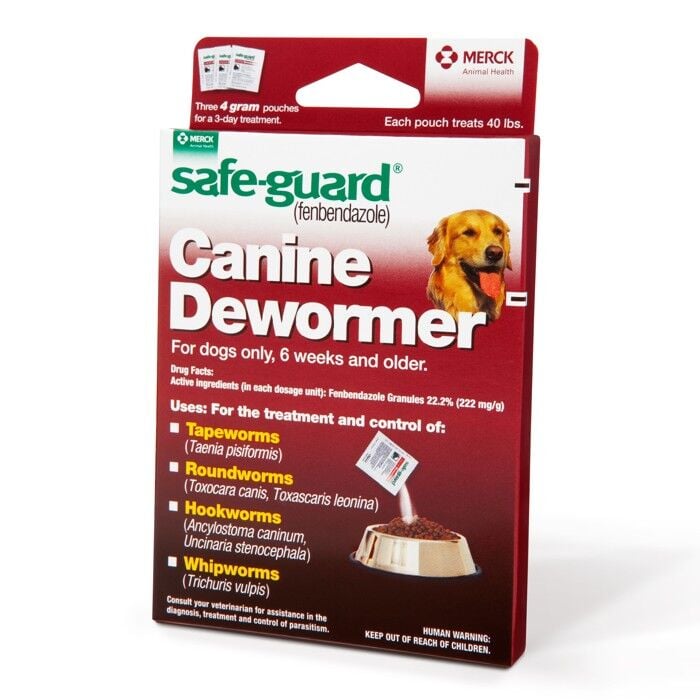 Safe-Guard 4g Canine Dewormer for 40-Lb Dogs, 3-Pk