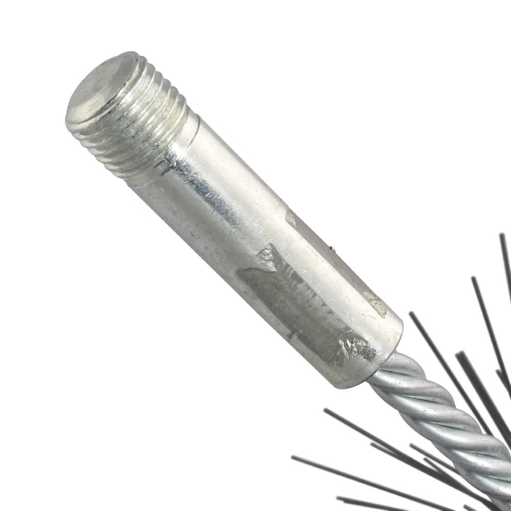 Imperial Supersweep Premium Chimney Wire Brush, 8-In x 1/4-In