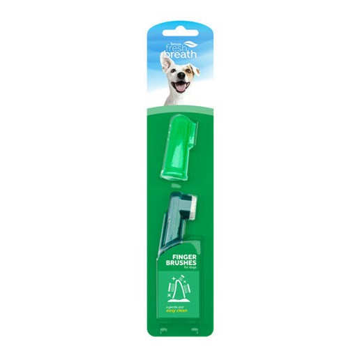 TropiClean Fresh Breath Finger Brushes for Pets, 2-Pk