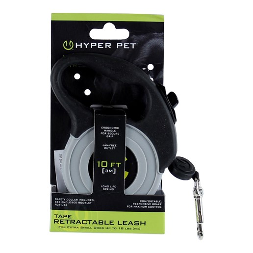 Hyper Pet Extra-Small Retractable Leash in Grey