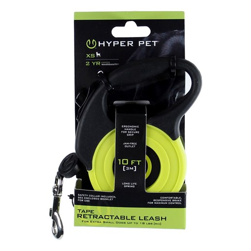 Hyper Pet Extra Small Retractable Leash in Green