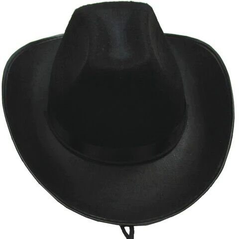 Cowboy Felt Hat in Black, Child
