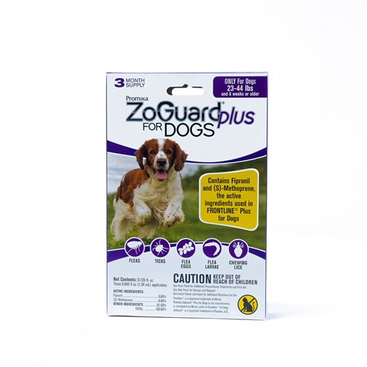 ZoGuard Plus Flea & Tick Topical Treatment for Dogs 23-Lbs to 44-Lbs, 3 Pack
