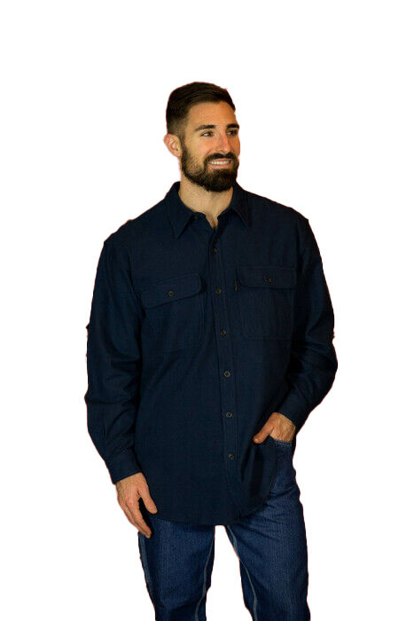 Original Deluxe Chamois Shirt in Navy 