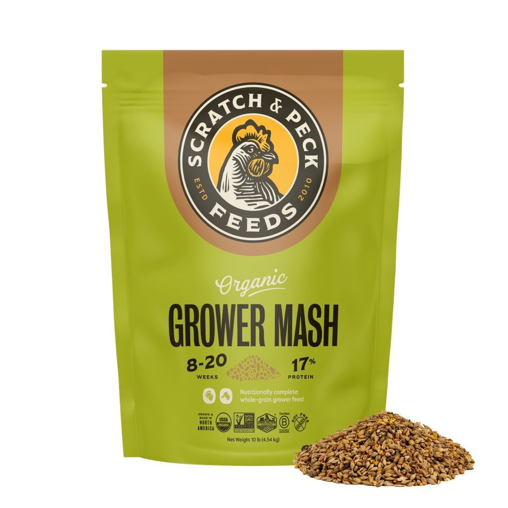 Naturally Free Organic Grower Feed, 10-Lb