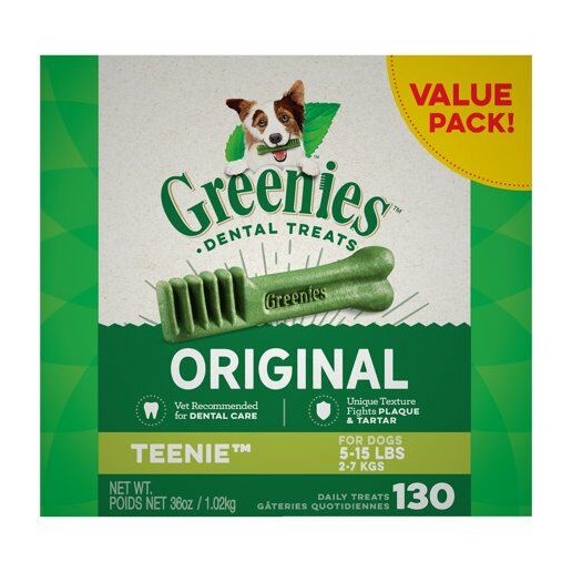 Greenies™ Dental Treats, Original, Teenie Dog, 130-Ct