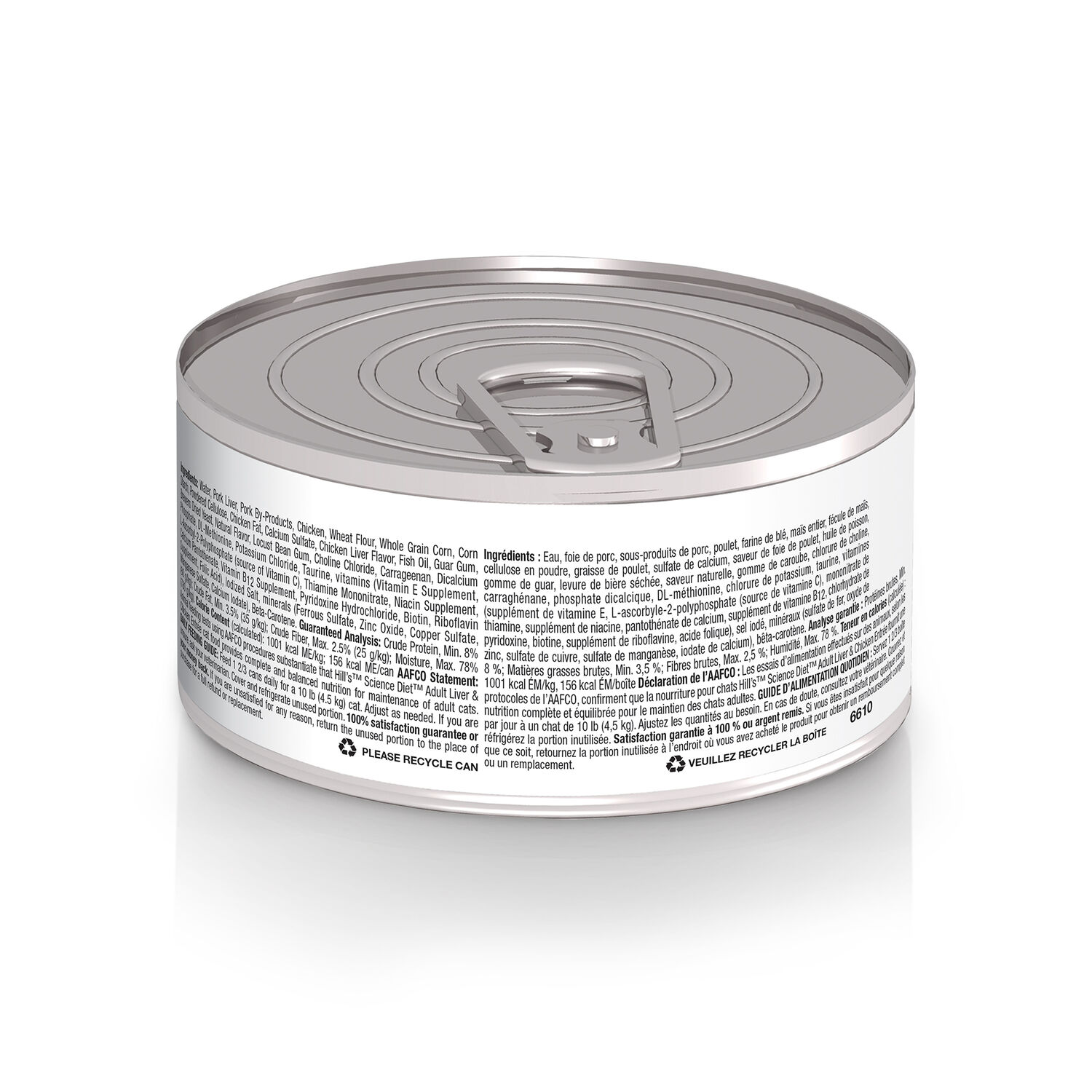 Hill's Science Diet Adult Liver & Chicken Entrée Wet Cat Food, 5.5-Oz Can