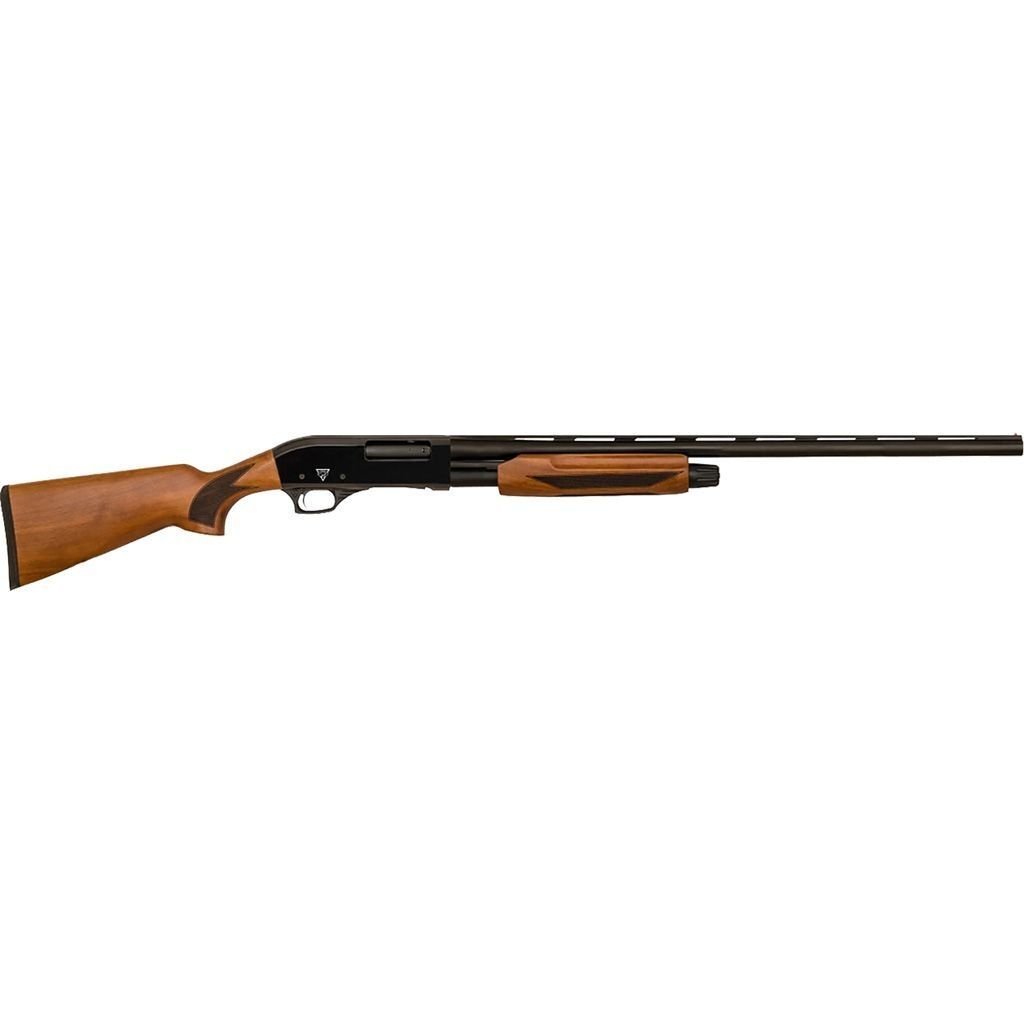 Puma 12 Gauge 28" Wood Stock Pump Action Shotgun, 4-Rd