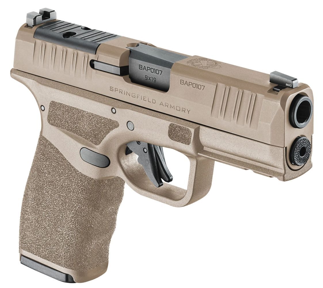 Springfield Armory Hellcat Pro OSP 9mm Optics Ready FDE Compact Pistol with Manual Safety, 10-Rd