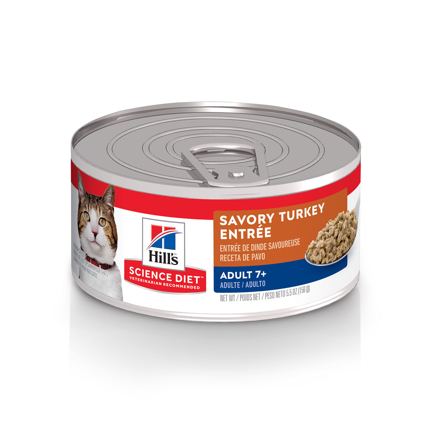 Hill's® Science Diet® Savory Turkey Entrée Senior Wet Cat Food, 5.5-Oz