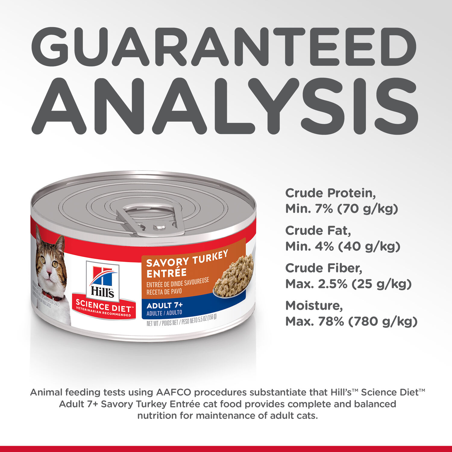 Hill's® Science Diet® Savory Turkey Entrée Senior Wet Cat Food, 5.5-Oz