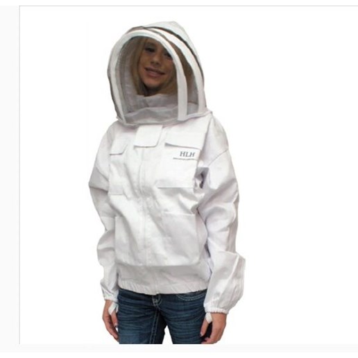 Beekeeping Jacket with Fencing Veil, Medium