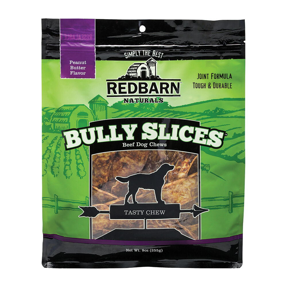 Redbarn Peaut Butter Bully Slices, 12-Ct