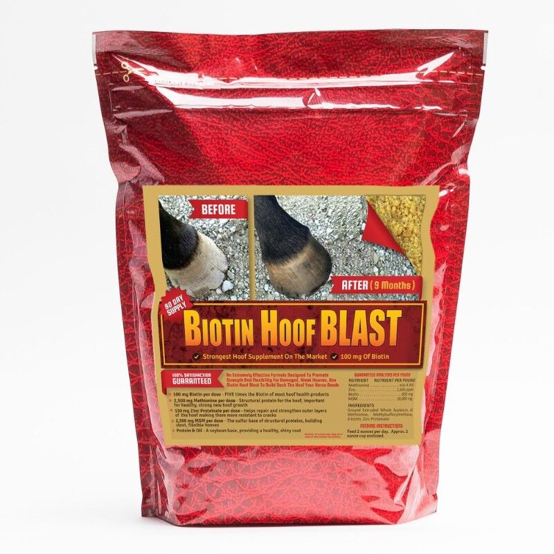 Biotin Hoof Blast Equine Supplement, 10-Lb Bag