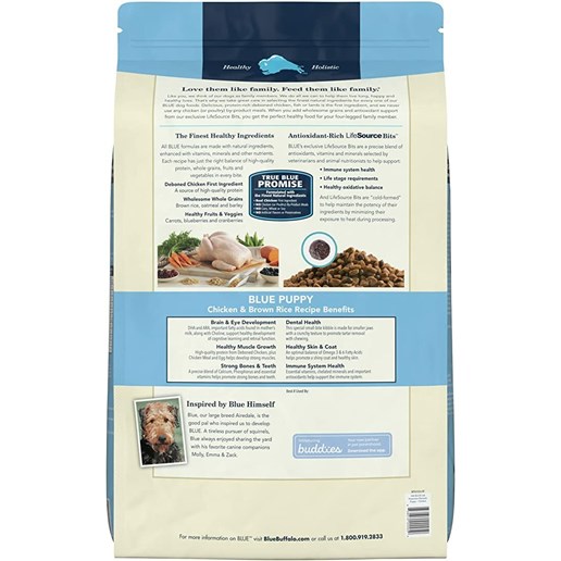 Blue Buffalo Puppy Chicken And Brown Rice, 30-lb bag Dry Dog Food