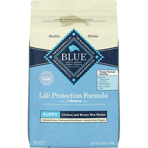 Blue Buffalo Puppy Chicken And Brown Rice, 30-lb bag Dry Dog Food