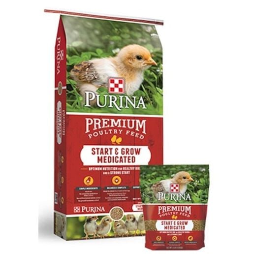 Purina Chick Start Grow Medicated, 25-lb bag Coastal Farm