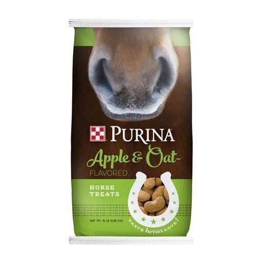 Purina Horse Apple and Oat Treats, 15-lb bag