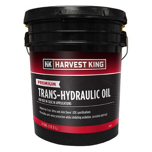 Harvest King Premium Trans-Hydraulic Fluid Oil, 5-Gal Bucket