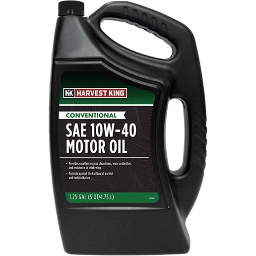 Harvest King Conventional 10W-40 Motor Oil, 5-Qt Jug