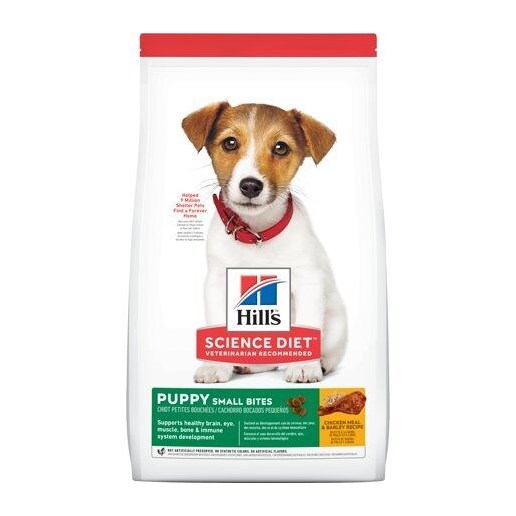 Hill's Science Diet Small Bites Chicken & Barley Puppy Dry Dog Food, 15.5-Lb Bag 