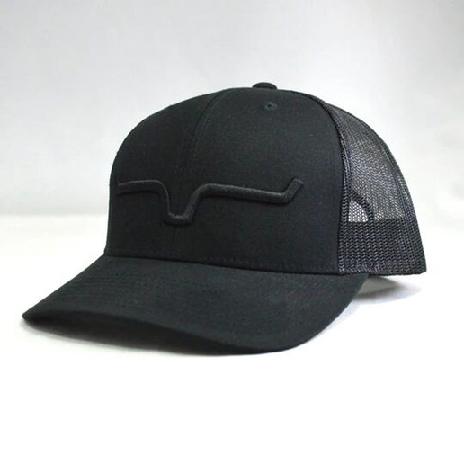 Weekly Trucker Hat in Black/Black 