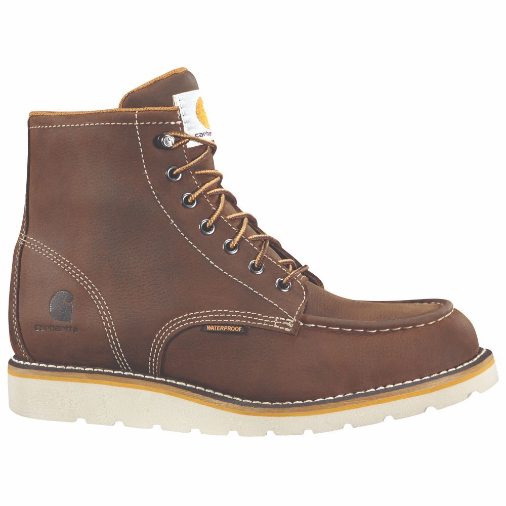 Carhartt Men's Waterproof 6-In Moc Toe Wedge Boot