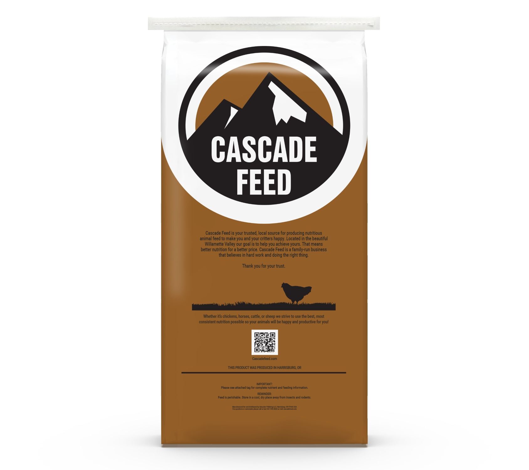 Cascade Feed Cascade 2-Grain Scratch, 50-Lb