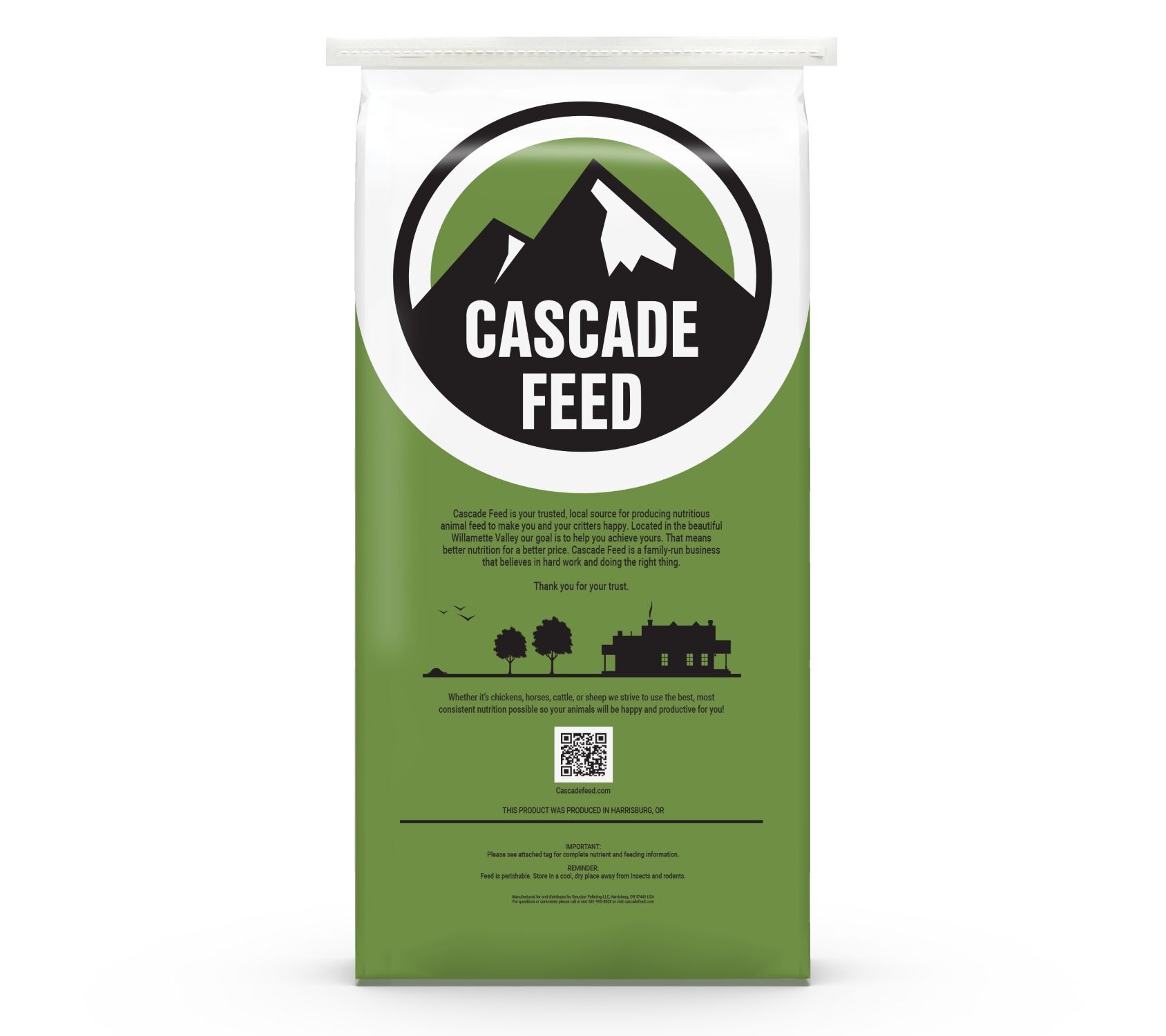Cascade Feed Premium Whole Oats, 50-Lb