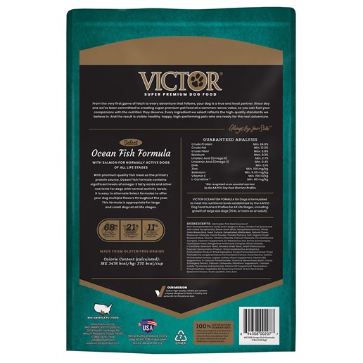 Victor Select Ocean Fish Formula Dry Dog Food, 5-Lb Bag