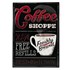 Coffee Shop Embossed Tin Sign