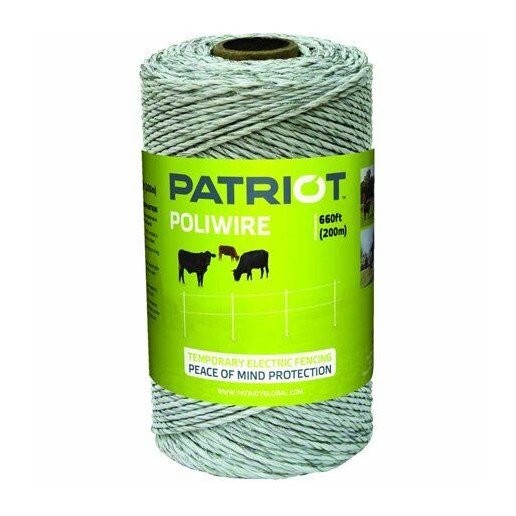 Patriot Electric Fence Poliwire, 660-Ft
