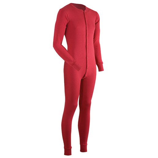 ColdPruf® Men's Authentic Base Layer Union Suit in Red
