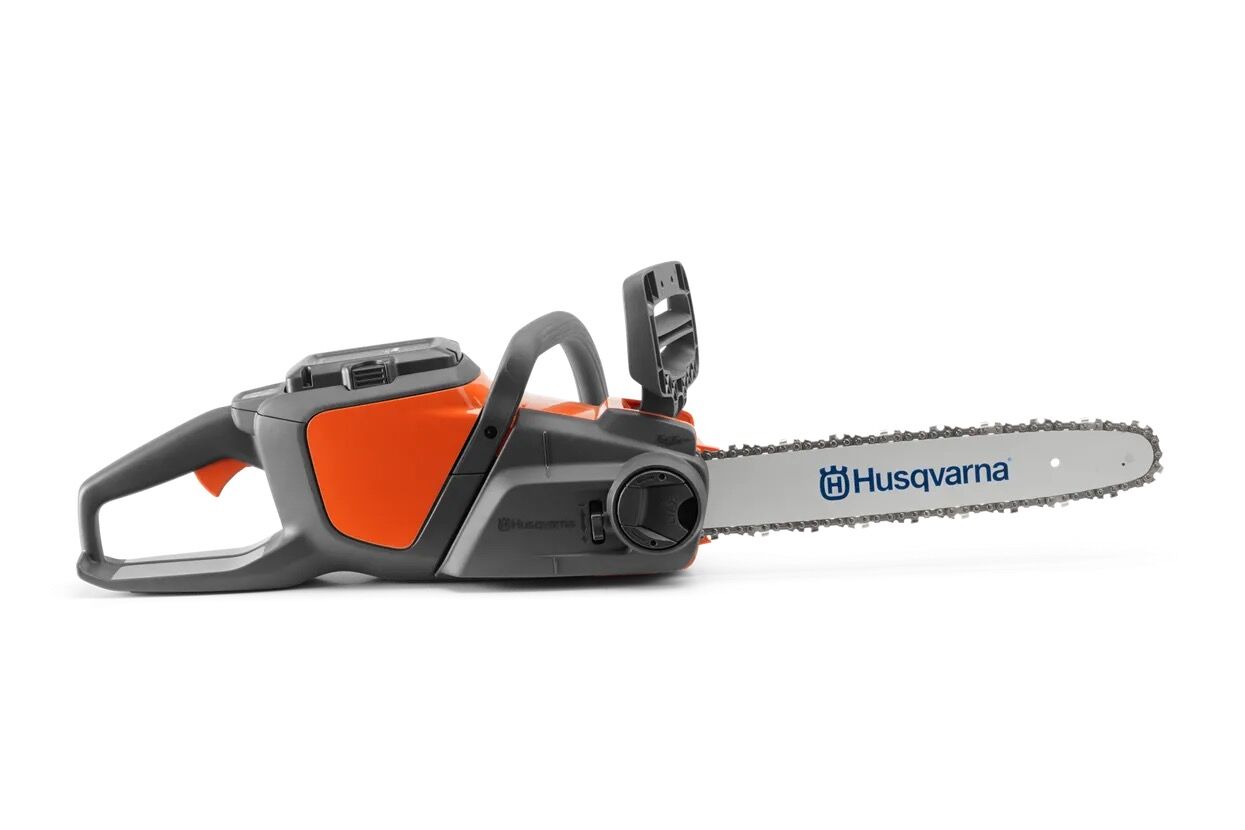 Husqvarna 120i 14-In Battery Powered Electric Chainsaw with Battery and Charger