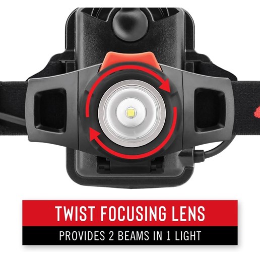 Coast HL7 LED Headlamp with Twist Focus