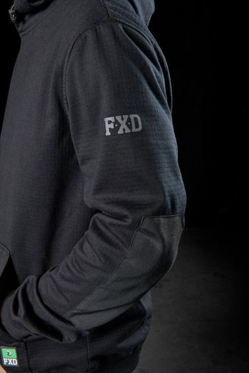 Men's WF-1 Bonded Membrane Fleece Hoodie in Black - Shirts | FXD | Coastal  Country